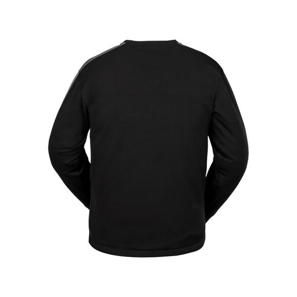 NEW Volcom Men's Small  Hydro Riding Snowboard Crew Sweatshirt Shirt Black - Picture 2 of 13